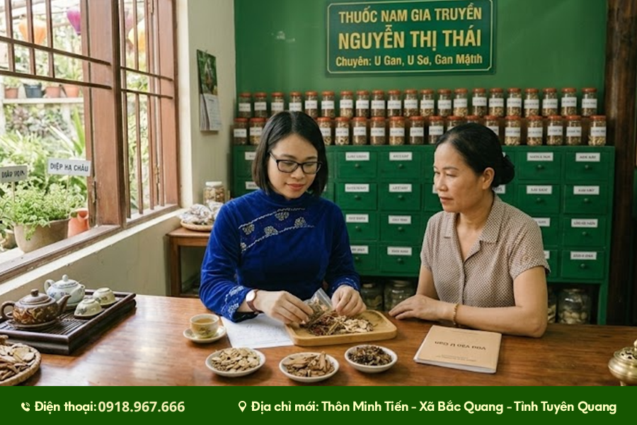 tư vấn thuốc Nam cho người đang theo dõi u gan
