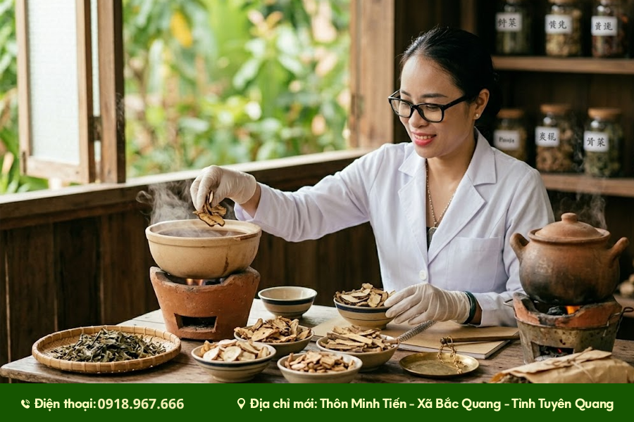 Chăm sóc sức khỏe bằng thảo dược cho người mắc u phổi